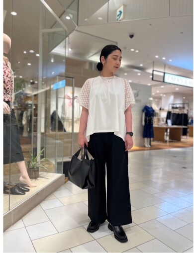 Tシャツ?ブラウス？いいとこどりカットソー！