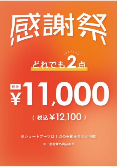 2点¥11,000(税抜)‼️