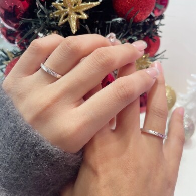 クリスマス限定の可愛いペアリング💍✨