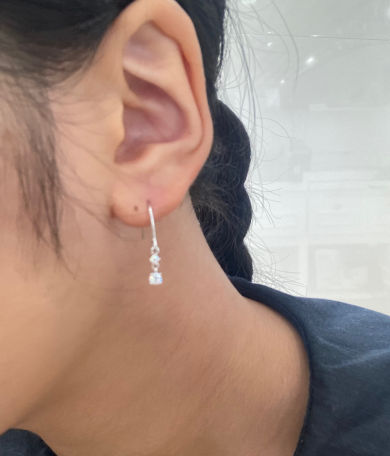 ✨モアサナイトピアス✨
