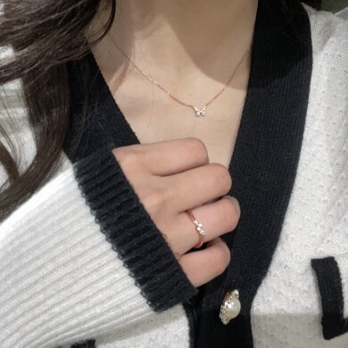 【レディースリング･ネックレス】春のジュエリーコーディネート💍