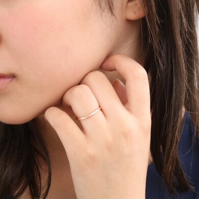素材にこだわったペアリングを💍✨
