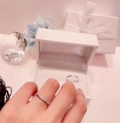 THE KISS プラチナリング💍✨
