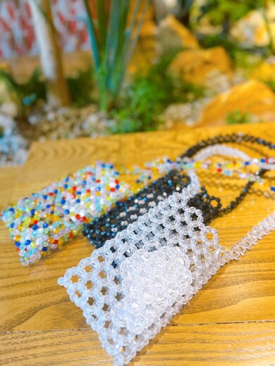 ビーズミニショルダーバッグ☀️