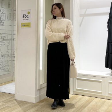 高級感ベロアロングスカート❤︎
