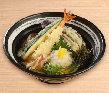 盛夏メニュー！！ 柚子の冷かけ天ぷらうどん
