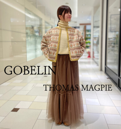 THOMAS MAGPIE | ゴブランショートジャケット&スカート