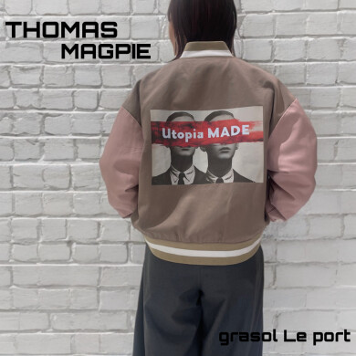 THOMAS MAGPIE|新作バックプリントスタジャン入荷！