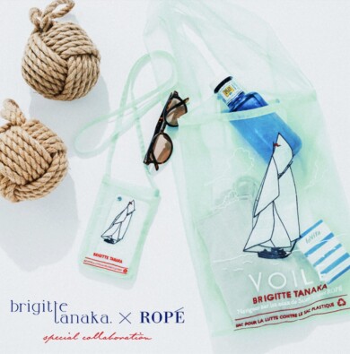 BRIGITTE TANAKA × ROPÉ 別注オーガンジーバッグが登場！