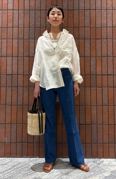 IMPERIAL LINEN オーバー シャツ