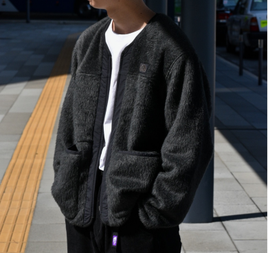 Purple Label　PLAS Wool Fleece Field Cardigan入荷‼︎