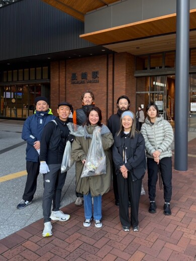 長崎駅周辺の清掃活動を行いました!