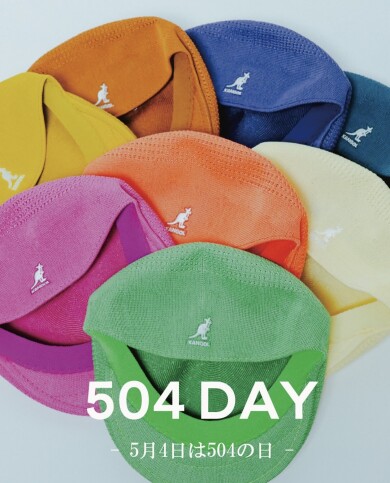 【KANGOL】504DAY ー5月4日は504の日ー