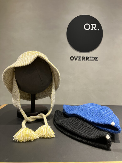 【OVERRIDE】暖かい耳付きチューリップハット🌷