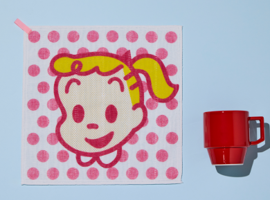 新商品！「OSAMU GOODSコラボ かや織ふきん」