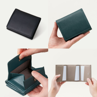 👛おすすめミニ財布👛美しく収納できる三つ折り財布✨