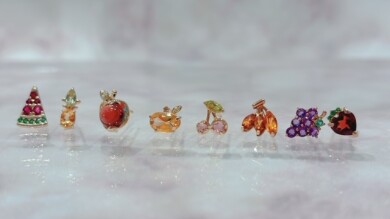 天然石をフルーツにしちゃいました！ ブドウ/パイナップル