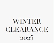 WINTER CLEARANCE SALE | ~1/31