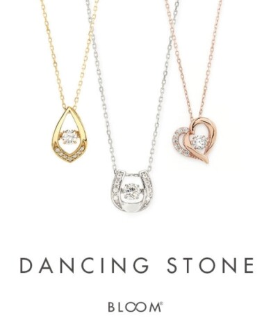 SILVER NECKLACE‐DancingStone‐