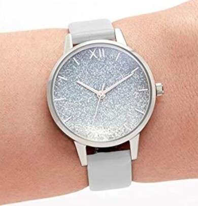 【OLIVIA BURTON/オリビアバートン】キラキラなシルバーウォッチ