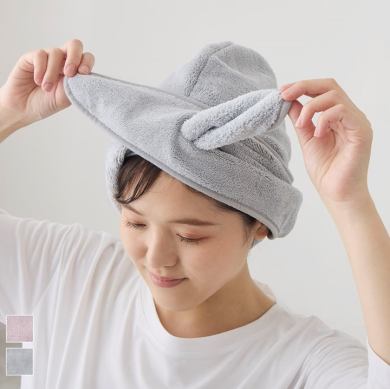 ドライヤー時間を短縮！ 巻き付けるだけで快適に乾く、速乾ヘアドライタオル