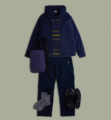 【コロンビア】気温別コーディネート MENS 雨⛈ver.