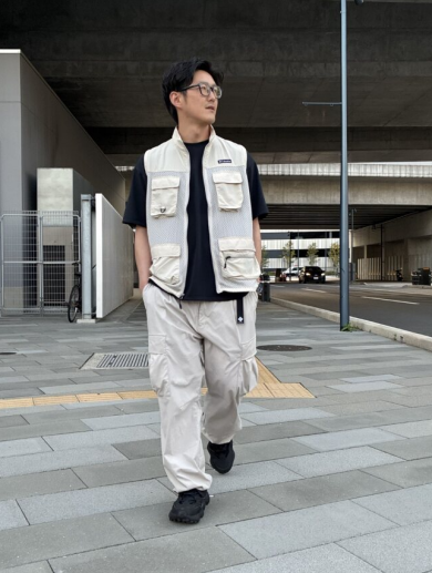 【コロンビア】セットアップベストコーデ