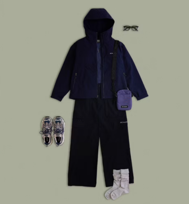 【コロンビア】気温別コーディネート　　雨⛈ver．