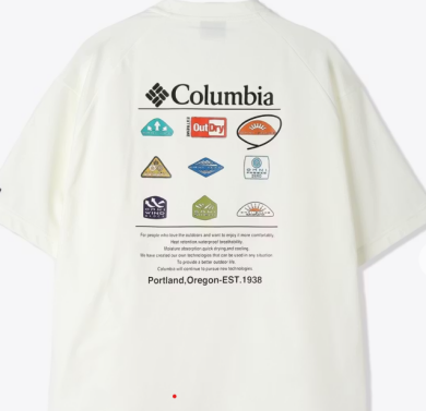 【コロンビア】街でも水辺でも使えるTシャツ