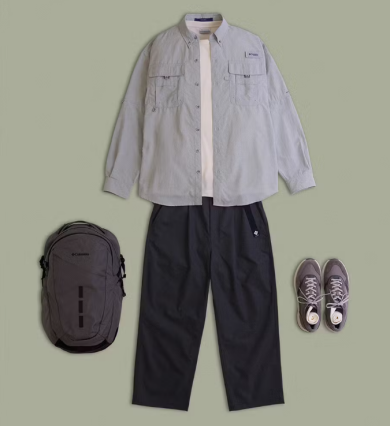 【コロンビア】気温別コーディネート　MENS　雨⛈ver．