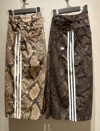 【ADIDAS】W SNAKE DENIM BERMUDA