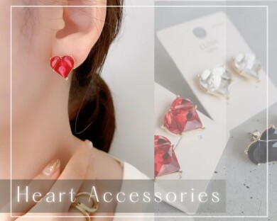 💗大人気❕定番モチーフのハートアクセサリー💗