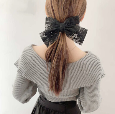 NEW！フラワーレースリボンバレッタ🎀