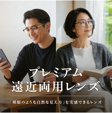 【OWNDAYS】プレミアム遠近両用レンズをご紹介!