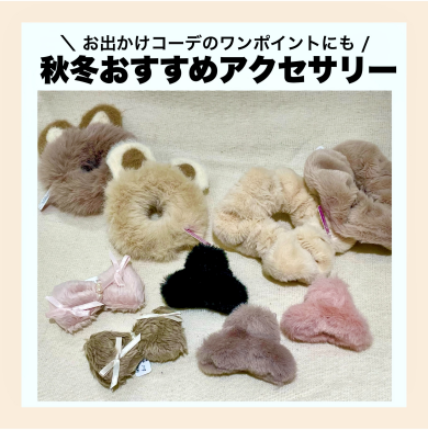 秋冬おすすめアクセサリー🍂