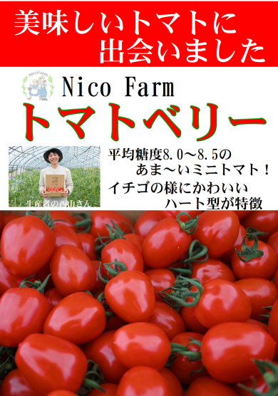 あま～いミニトマト🍅トマトベリー再入荷🍅
