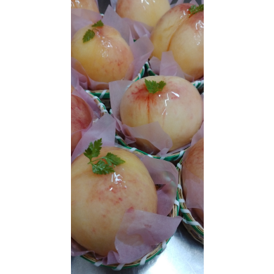 大好評！桃のタルト販売中♪
