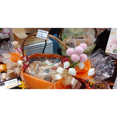 長崎くんち庭見せ用焼き菓子のカゴ盛りギフト