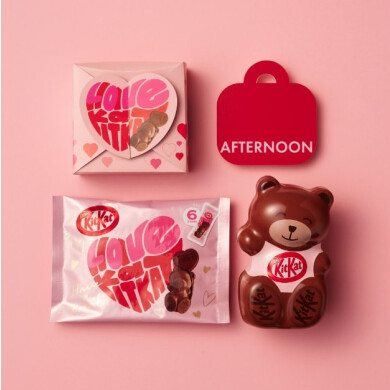 1/13発売スタート！「キットカット ハートフルベアー」コラボレーション第2弾！