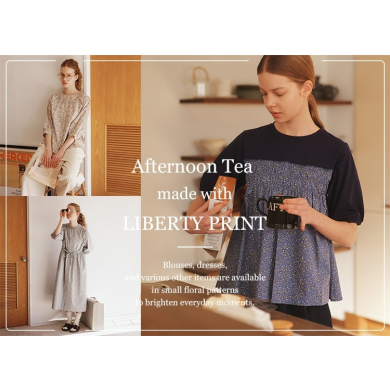春をまとう、リバティプリントウェア!