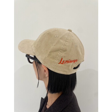 刺繍ロゴがポイント✨Le Melange人気のキャップ🧢