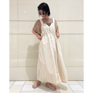 妊婦さんも着られる前後2wayジャンスカ✨️