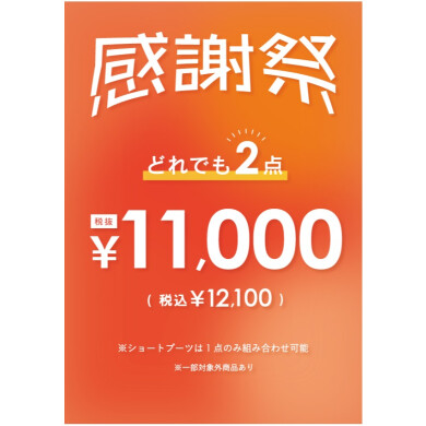 2点¥11,000(税抜)‼️