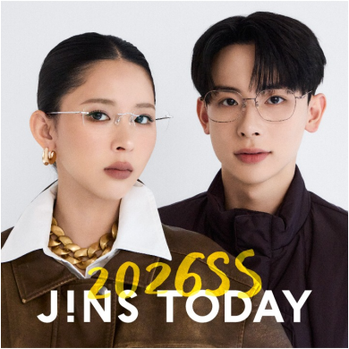 旬を着こなすメガネ「JINS TODAY」26年春の新作発売！