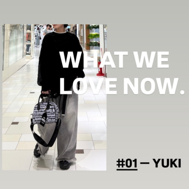 WHAT WE LOVE NOW. STAFF PICK UP — YUKI