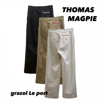 THOMAS MAGPIE|刺繍が目を惹く！穿きやすさ抜群のストレッチパンツ
