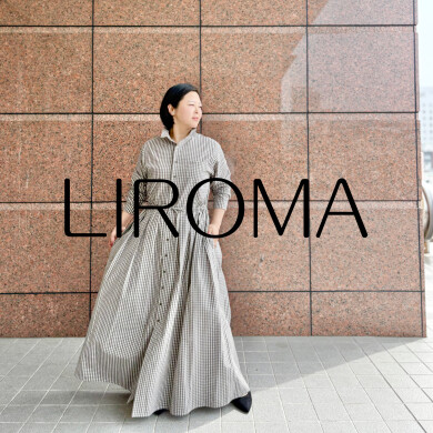 [ LIROMA ] Spring/Summer shirt one-piece