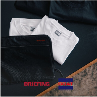 【BRIEFING × GOAT｣コラボパックT発売】