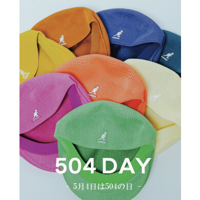 【KANGOL】504DAY ー5月4日は504の日ー