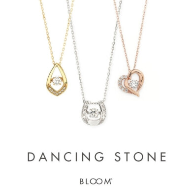 SILVER NECKLACE‐DancingStone‐